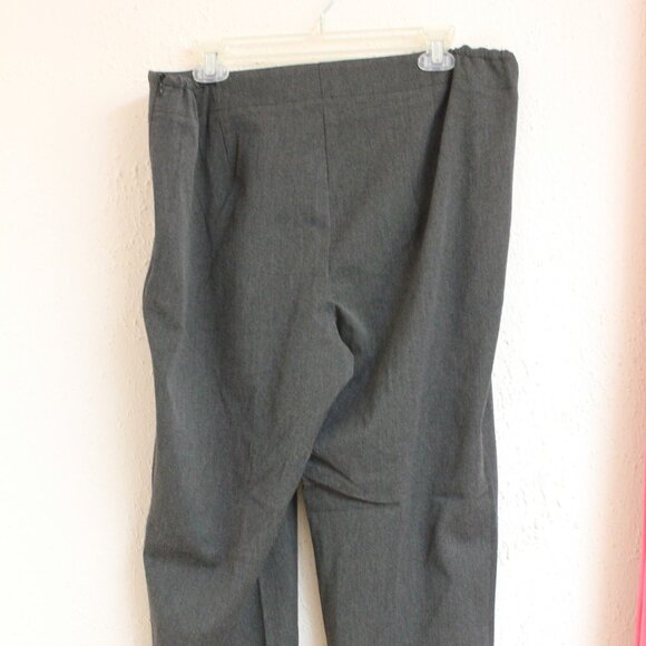 #526 Talbots Grey Dress Pants Size 14W - Picture 3 of 9